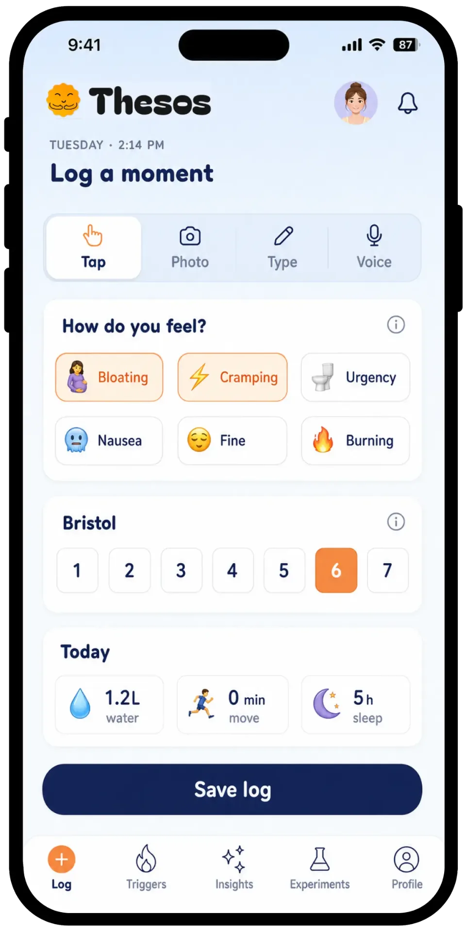App screen 1